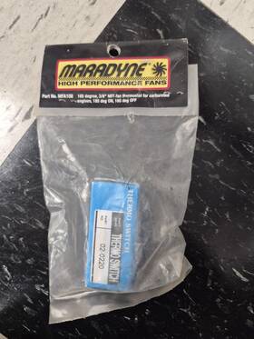 Mfa108 Maradyne High Performance Fans Temperature Switch 3/8 Inch Npt. New