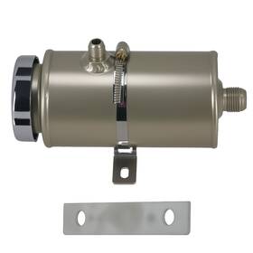 1jkfto Maxpeedingrods Racing Power Steering Fluid Container Universal Silver Performance Aluminum Tank