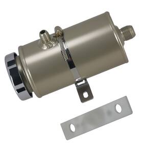 E5wm7f Maxpeedingrods Performance Power Steering Tank Universal Silver Aluminum Fluid System Container