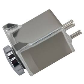 Qzcm1t Maxpeedingrods Aluminum Power Steering Reservoir Fluid Tank For Ford Mustang 1999-2004 Silver