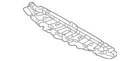 Bp4k-56-112 Mazda Genuine Front Shield Bp4k-56-112 Mazda Genuine Front Shield