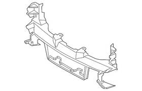 Gmn7-50-1c0a Mazda Genuine Radiator Support Air Duct