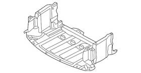 Mazda Ne51-56-110f Genuine Radiator Support Splash Shield