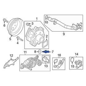 Sh0118840 Mazda Oe For 6 2018-2021 Engine Coolant Temperature Sensor