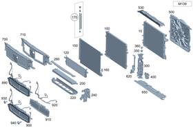 Mercedes-benz 099-504-25-01 Genuine Mercedes-benz Supporting Frame