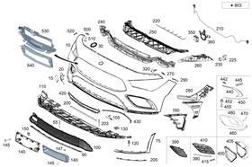 118-885-29-03 Mercedes-benz Genuine Air Duct Segment