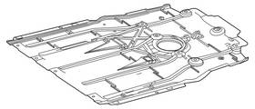 118-885-46-00 Mercedes-benz Genuine Under Cover