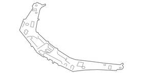 166-884-29-22 Mercedes-benz Genuine Radiator Support Access Cover
