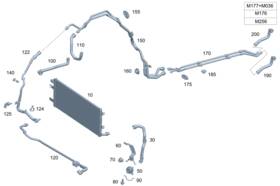 167-501-13-01 Mercedes-benz Genuine Holder