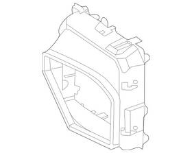 167-505-33-00 Mercedes-benz Genuine Air Duct Segment
