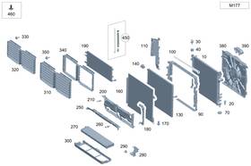 167-505-34-00 Mercedes-benz Genuine Air Duct Segment 167-505-34-00 Mercedes-benz Genuine Air Duct Segment