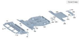 167-520-07-00 Mercedes-benz Genuine Noise Capsule