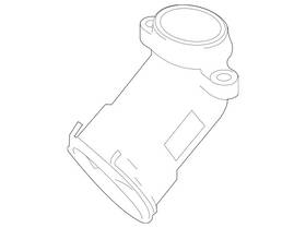 177-200-37-00 Mercedes-benz Genuine Coolant Outlet Fitting