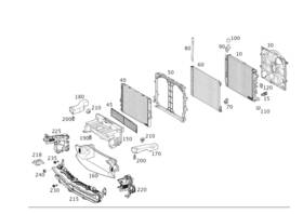 190-505-01-30 Mercedes-benz Genuine Air Deflector Box