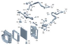 190-505-03-00 Mercedes-benz Genuine Air Deflector Box