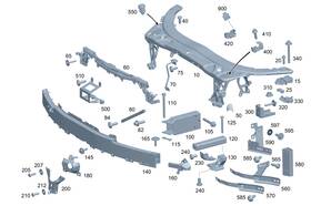205-626-16-00-64 Mercedes-benz Genuine Strut