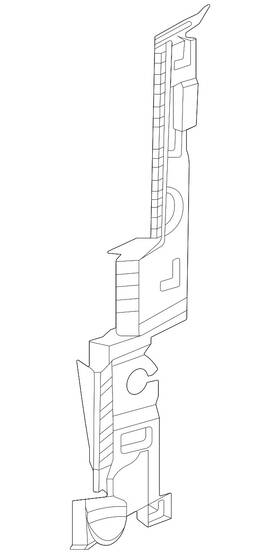 206-505-06-00 Mercedes-benz Genuine Side Baffle