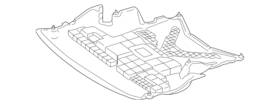 209-524-21-30 Mercedes-benz Genuine Radiator Support Splash Shield