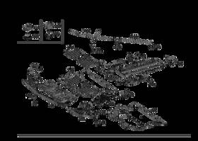 213-524-08-30 Mercedes-benz Genuine Cover Engine Comp Lower