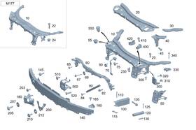 213-620-64-00 Mercedes-benz Genuine Console