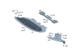 214-520-32-00 Mercedes-benz Genuine Noise Capsule