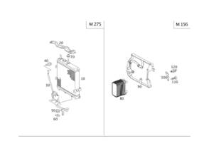 221-505-20-30 Mercedes-benz Genuine Air Duct