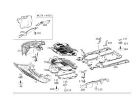 221-520-13-23 Mercedes-benz Genuine Noise Capsule