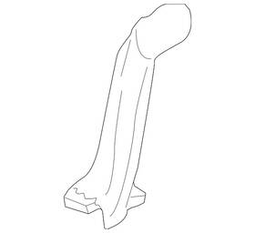 221-528-01-09 Mercedes-benz Genuine Radiator Support Air Duct 221-528-01-09 Mercedes-benz Genuine Radiator Support Air Duct