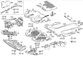 222-520-04-00-64 Mercedes-benz Genuine Noise Capsule