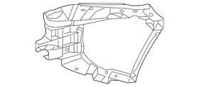 222-620-01-02 Mercedes-benz Genuine Mount Frame