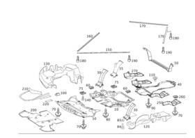 230-524-02-25 Mercedes-benz Genuine Noise Capsule