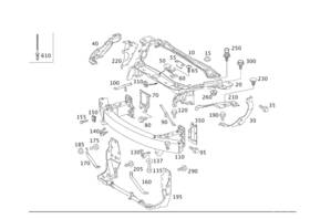 230-620-06-18-64 Mercedes-benz Genuine Frame