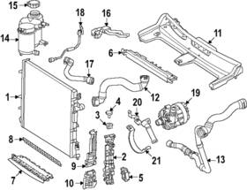 254-505-26-00 Mercedes-benz Genuine Lower Baffle