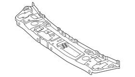 254-620-81-00-64 Mercedes-benz Genuine Radiator Support Tie Bar