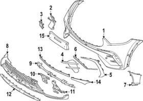 254-885-35-01 Mercedes-benz Genuine Air Duct