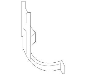 290-501-80-01 Mercedes-benz Genuine Engine Water Pump Bracket