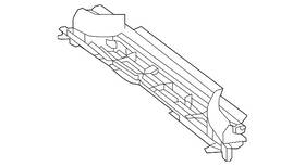 447-505-00-30 Mercedes-benz Genuine Upper Duct