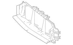 447-505-04-30 Mercedes-benz Genuine Lower Duct