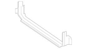 447-880-04-03 Mercedes-benz Genuine Lower Support