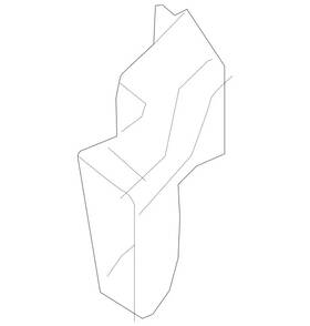 447-885-00-63 Mercedes-benz Genuine Inner Support Duct