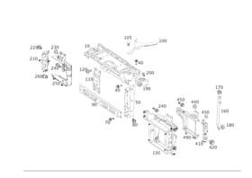 463-500-94-01 Mercedes-benz Genuine Holder