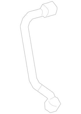 463-501-09-00 Mercedes-benz Genuine Coolant Hose