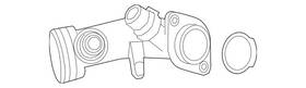 651-200-12-51 Mercedes-benz Genuine Coolant Line