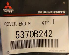 5370b242 Mitsubishi Genuine Center Cover