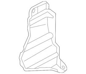 6400f048 Mitsubishi Genuine Air Guide