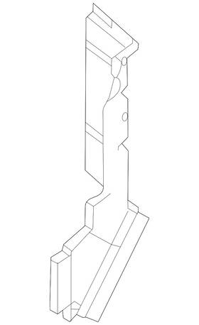 7812a509 Mitsubishi Genuine Air Guide