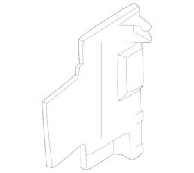 7812a561 Mitsubishi Genuine Air Guide