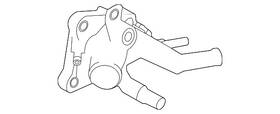 Mq718233 Mitsubishi Genuine Water Outlet