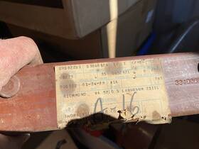 3868674 Mopar Nos 1977 Dodge Diplomat Chrysler Lebaron Upper Radiator Cross Bar #3868674