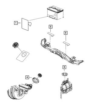 47480873aa Mopar Genuine Veci Label
